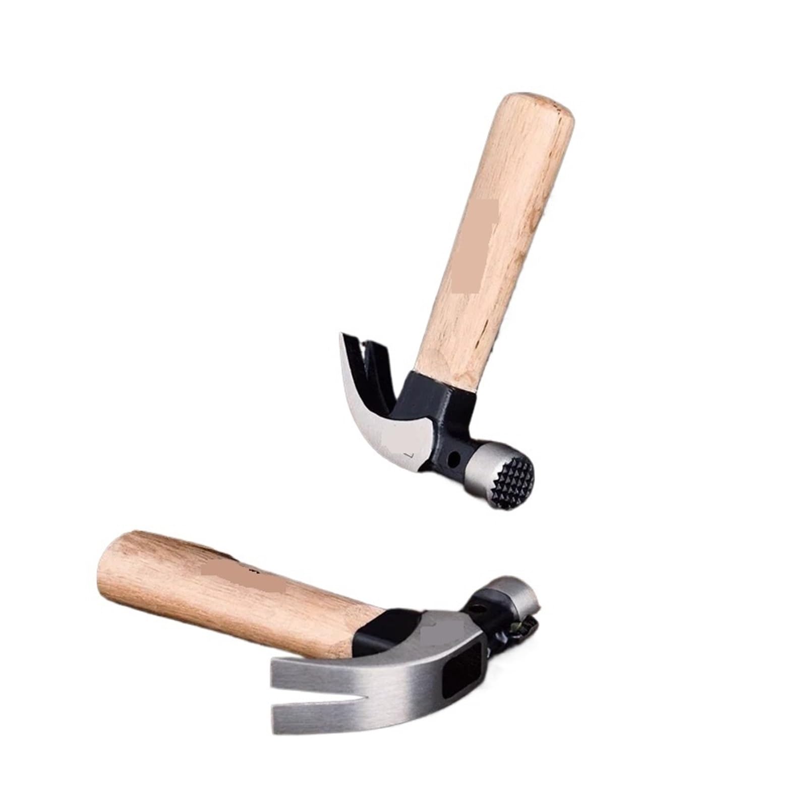 martello Martelli da carpentiere Mi ni Martello da 10 once con manico in legno Martello magnetico a testa tonda Martello for chiodi portatile multifunzione(10OZ)