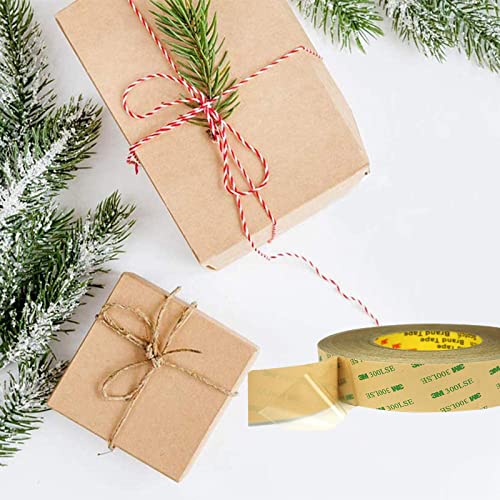 ZXWAMZ Doppelseitiges Klebeband Für Led Streifenlicht 3M 300Lse Starkes 10mm x 50m Klebstoff Klebepad Kunsthandwerk Kartenherstellung Geschenkverpackung