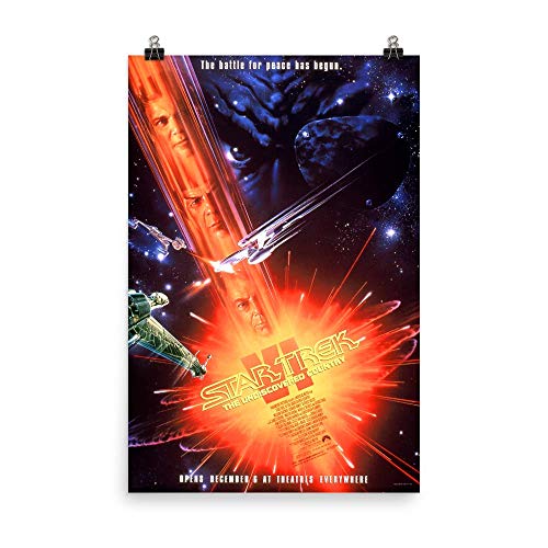 Star Trek VI: The Undiscovered Country Movie Premium Satin Poster - 20" x 30"