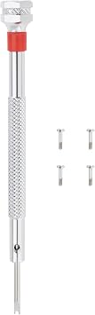 1PC 316 Stainless Steel Single Head Screwdriver Strap Buckle Remover U-Type Screwdriver Watch Strap Special Repair Tool Compatible with HUBLOT