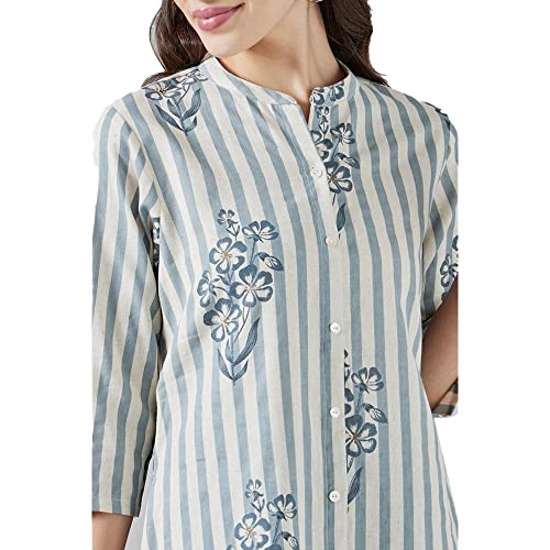 Image of STOP by Shoppers Printed Flex Regular Fit Womens Kurta