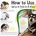 Creimpdoty Dog Potty Training Spray Set, Dog Pee Spray, Indoor & Outdoor Potty Training for Dogs & Puppies, Stops Urination & Marking, (5.75 fl oz, 2-Pack) Ideal for Multi-Dog Households