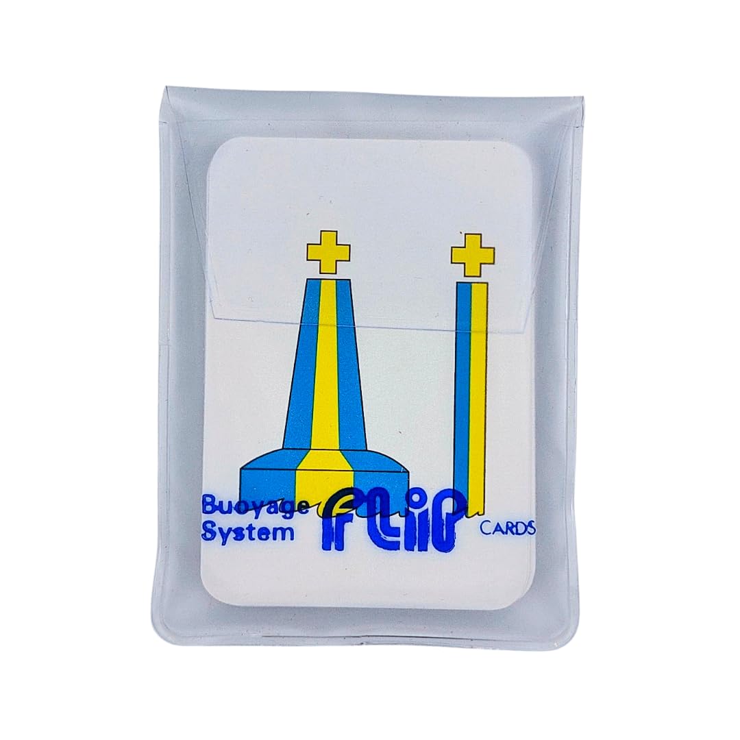 Marine Flip Cards - IALA Buoyage Area A - Marine Flash Cards for Study, Revision and Training RYA/MCA/ICC
