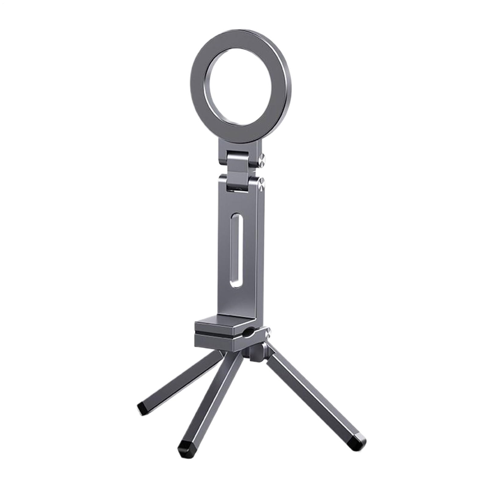 Treppiede Magnetico Clip Rotante Portatile | Treppiede Magnetico Tascabile Per Telefono per Casa, Ufficio, Viaggio, Registrazione Video, Selfie, Live