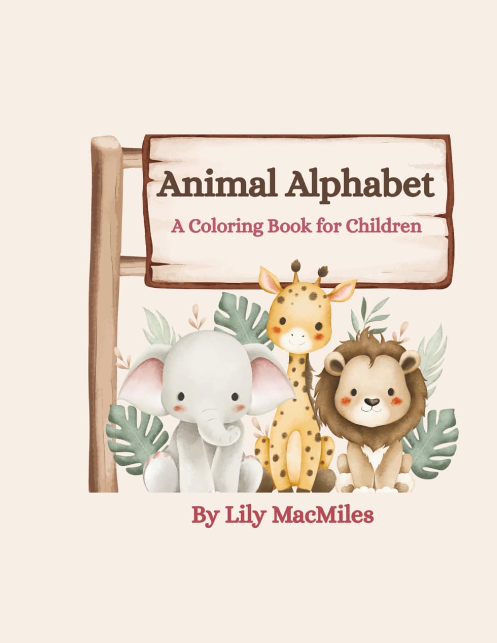 Animal Alphabet: A Colouring Book for Children