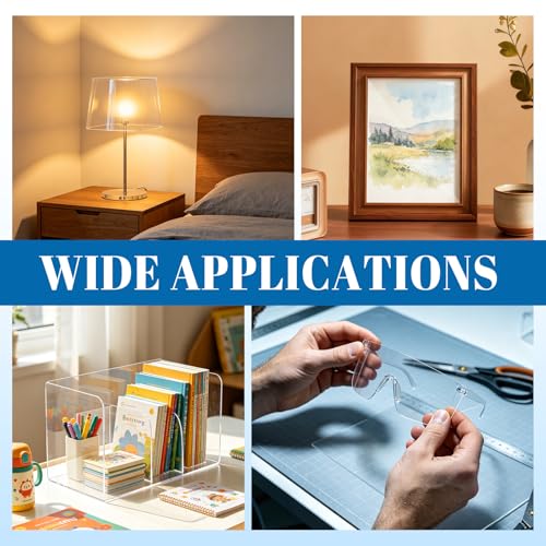 Image of TKOnline 30 PCS Plexiglass Sheets, 5 inch x 7 inch x 0.02 Clear PET Sheet Panels, Clear Acrylic Plastic Sheet for Picture Frame, Invitations, Poster Frames Plastic Board