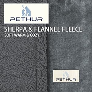 Waterproof-Dog-Blankets-for-Medium-Dogs-Medium-Cat-Blanket-Washable-for-Couch-Protection-Sherpa-Fleece-Dog-Blanket-Reversible-Dark-Gray-M - Cucciolini Doodles Waterproof-Dog-Blankets-for-Medium-Dogs-Medium-Cat-Blanket-Washable-for-Couch-Protection-Sherpa-Fleece-Dog-Blanket-Reversible-Dark-Gray-M