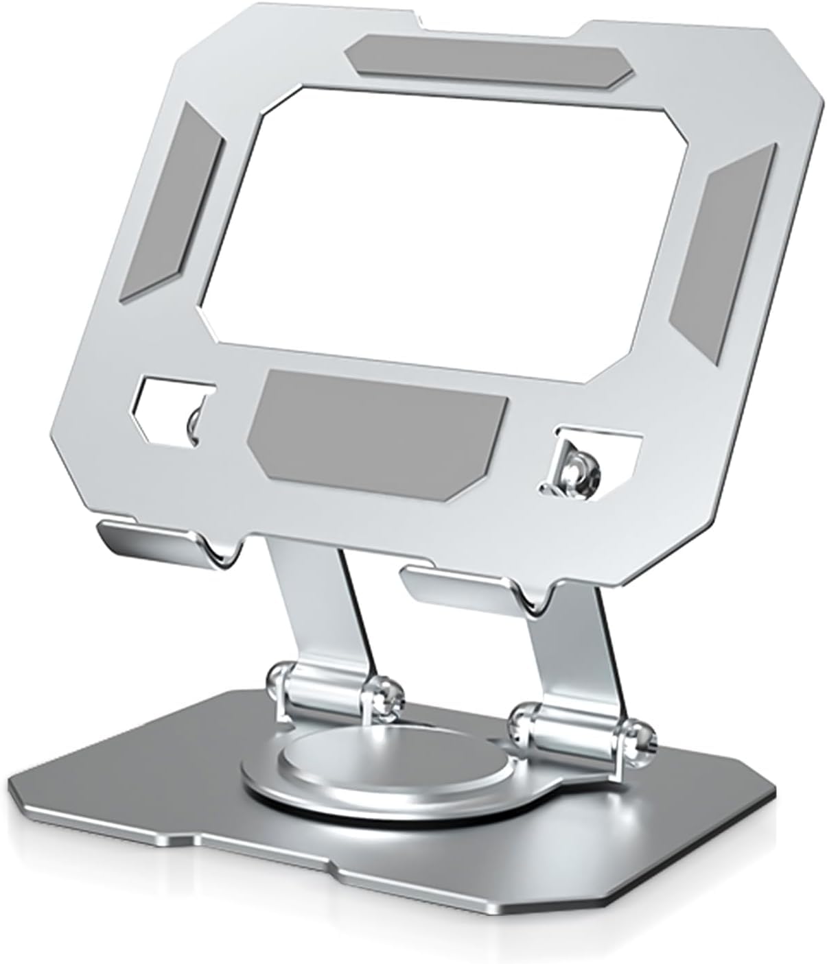 Priefy Tablet Stand Holder - Adjustable iPad Stand with Aluminum 360� Rotating Base, Compatible with 4.7-12.9inch Device Such as iPad Pro 12.9, iPad Pro 11/10.9/10.2, iPad Air/Mini, Silver or Black (B0D7Z9RHRP) Amazon Price History, Amazon Price Tracker