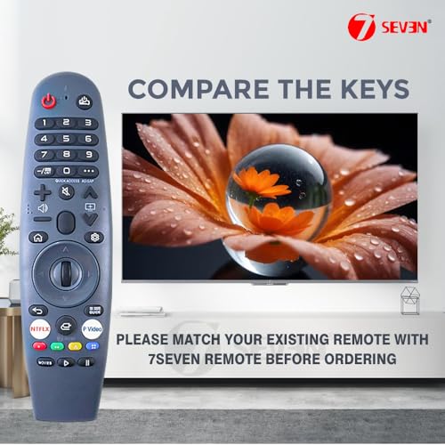 Image of 7SEVEN Compatible Hyundai Tv Remote Original 55UDHYW1I5 Model 55 Inch Ultra HD Frameless Web OS Smart Led Television Without Voice Command Replica of Genuine Remotes Control