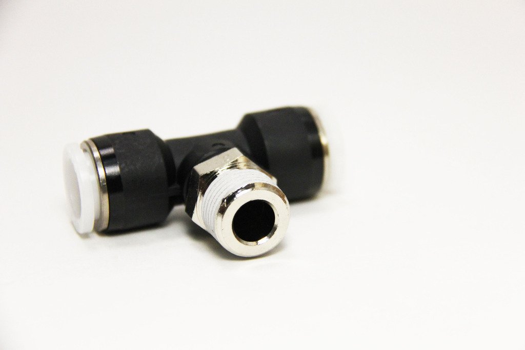 UPC PB1/2-N3UT Pisco Fitting, Straight, 1/4 Tube Diameter, 1/8 Thread Size NPT