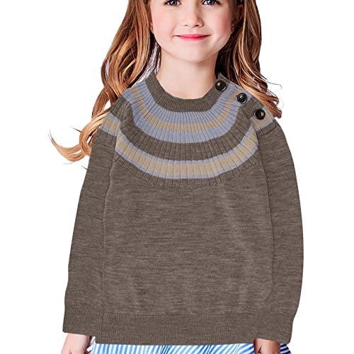 Crianças camisolas quentes - Camisolas de gola redonda para criança com mangas compridas,Sweatshirt