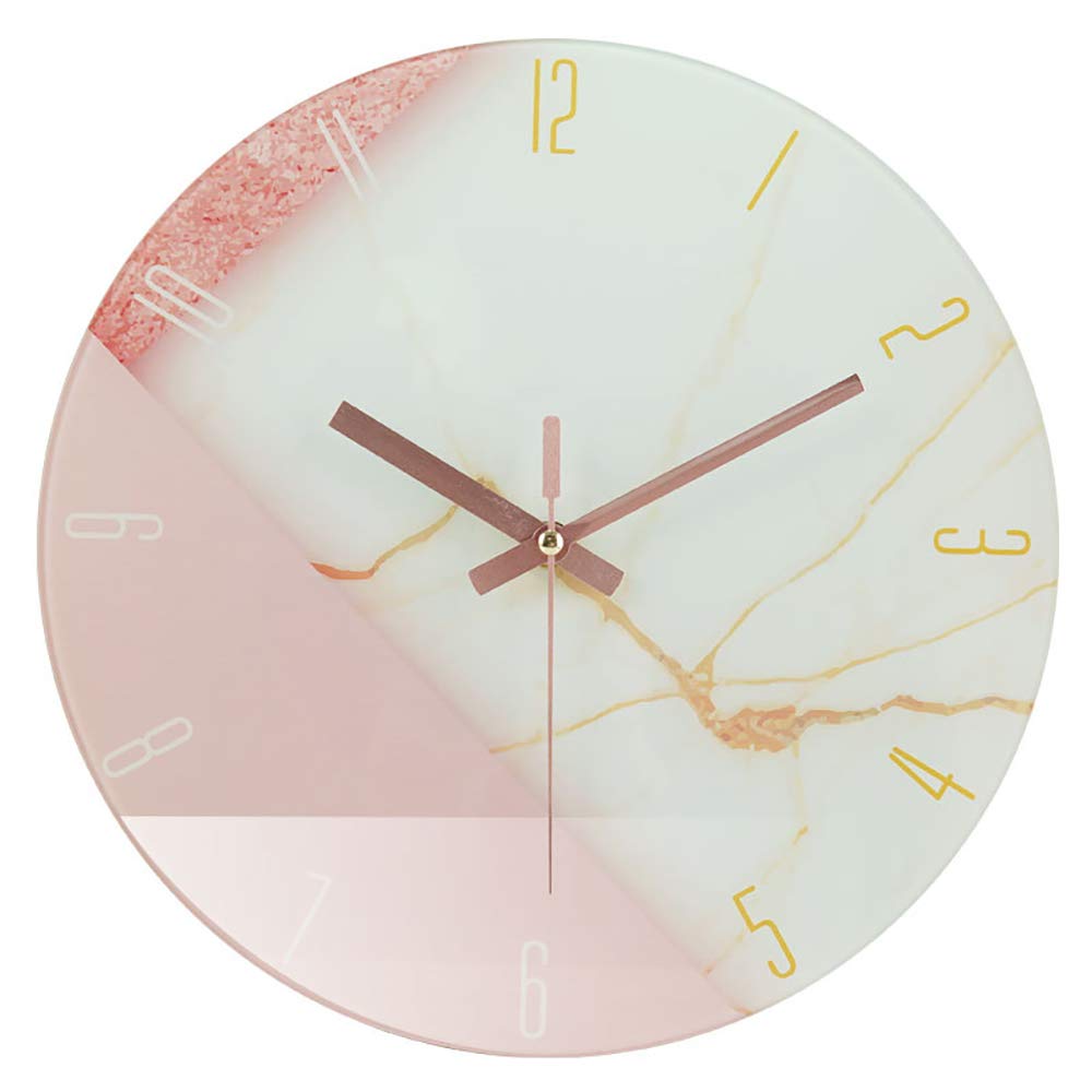 Eslifey, orologio da parete in acrilico rotondo antico dio greco prometeo, orologio silenzioso per camera da letto, cucina, sala da pranzo, ufficio e soggiorno