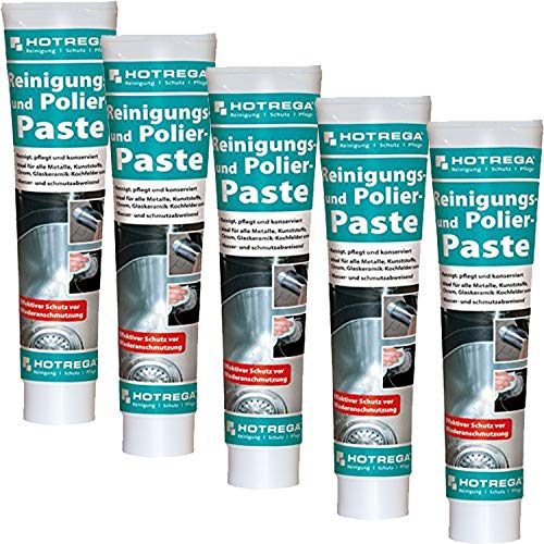 5 x Hotrega de limpieza y pasta de pulido 125 ml Tube Cover
