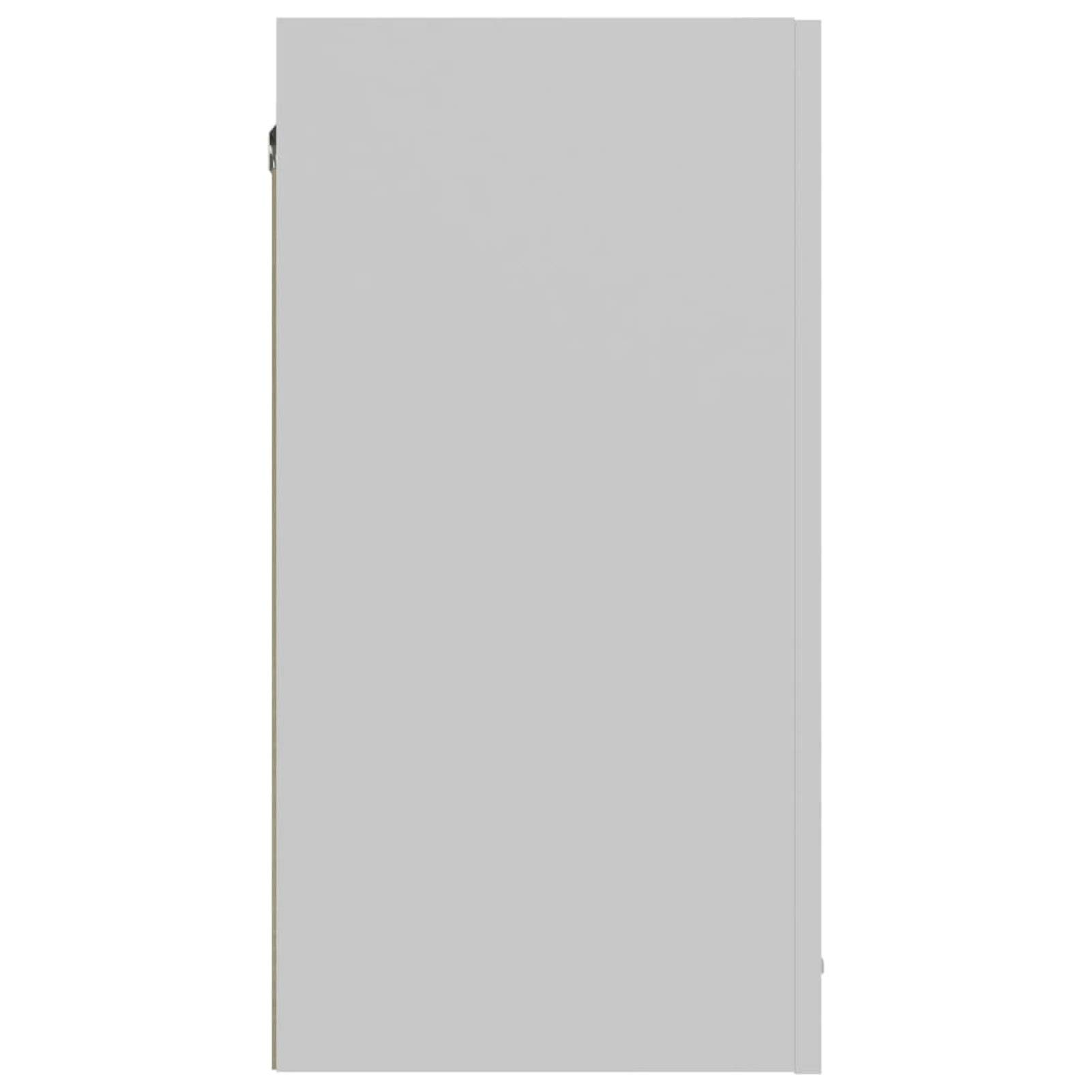 Armario Colgante Cocina contrachapada Blanco 60x31x60 cm vitrinas para Salon mostradores para Tiendas Mueble Cocina Alto armarios pequeño