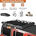 Hooke Road Overlanding Roof Rack for 2018-2026 Jeep Wrangler JL 2/4 Doors & Gladiator JT, Steel Cargo Basket for Jeep Hard Top Only