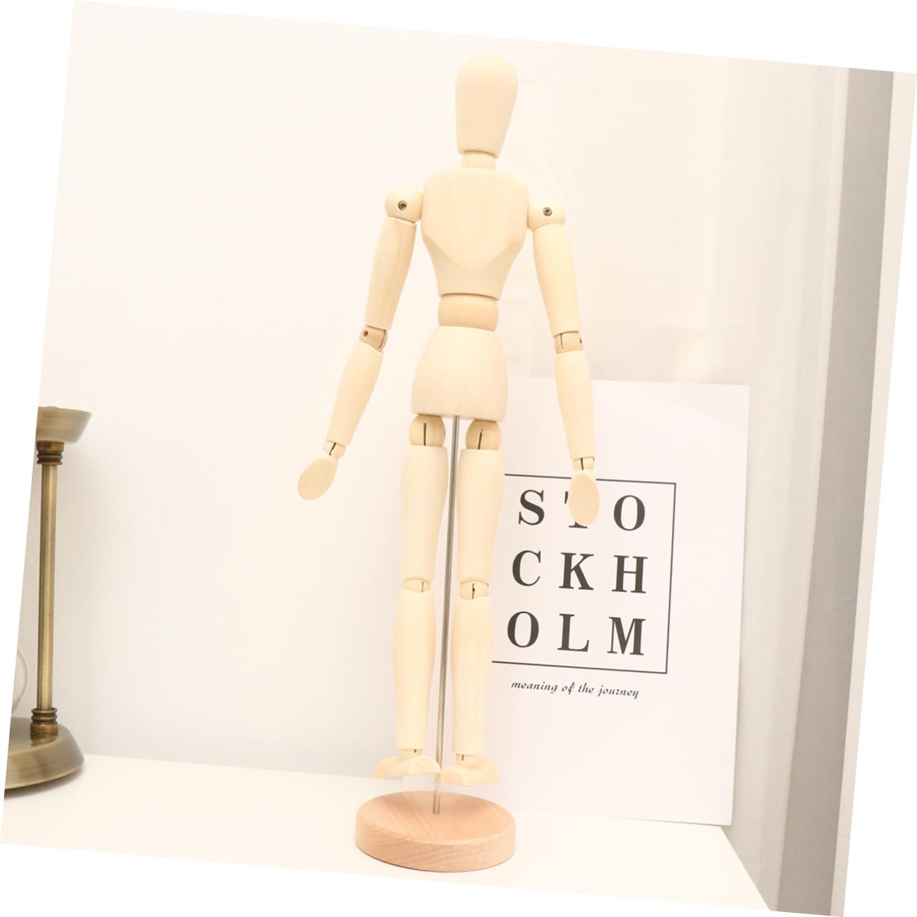Holzpuppenornament mit Beweglichen Gelenken für Zeichner als Modell