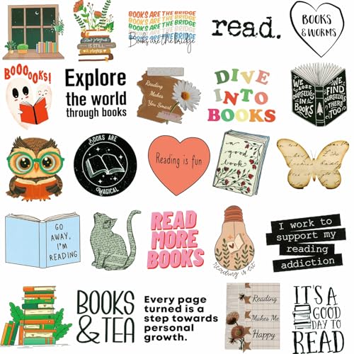 Calcomanías de libros para Kindle: 200 pegatinas de vinilo impermeables para lectores 3