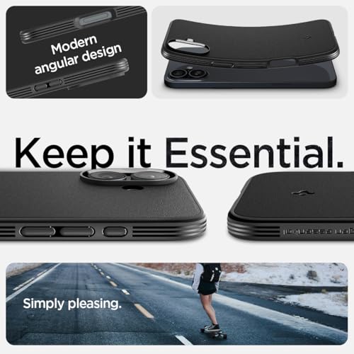 Spigen Essential Sand Blast Back Cover Case Compatible with iPhone 16