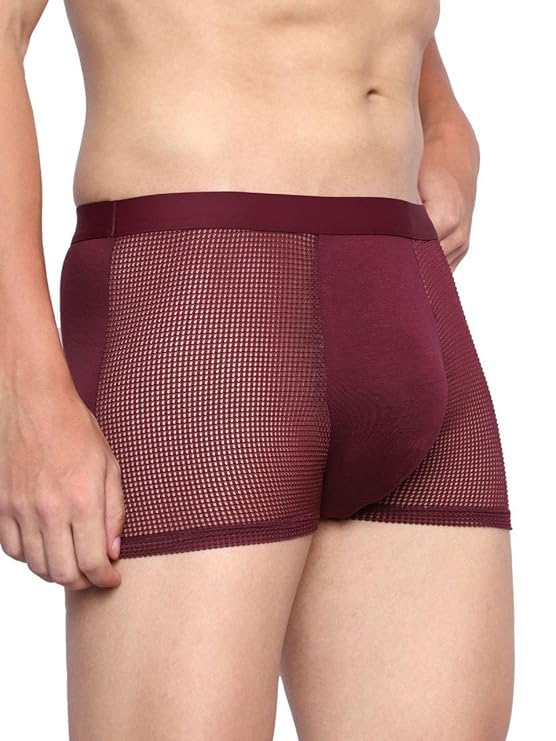 Image of Mesh Boxer Men's | Breathable Pouch | Dot Silky Smooth Innerwear