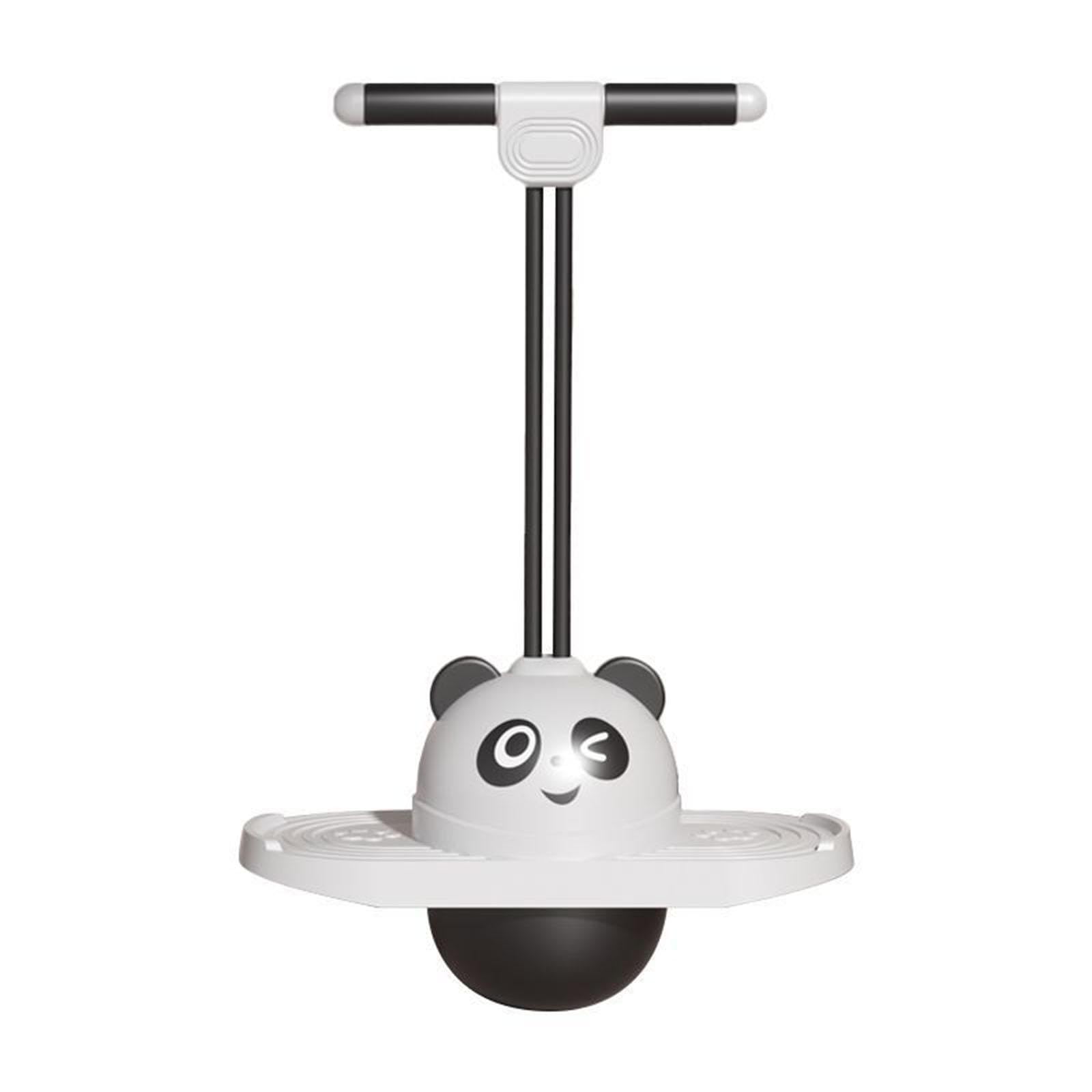 Pogo Ball Piattaforma Gioco Bambini Esercizio Equilibrio Manico Resistente Antiscivolo Materiale Solido in Pp PVC Adatto Allenamento Fisico Cortile Pa