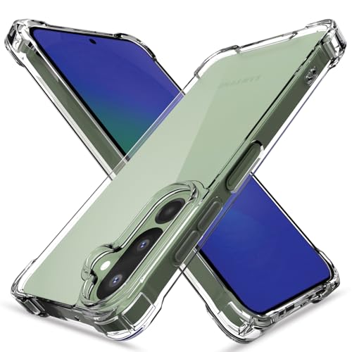 Image of Pikkme Back Cover for Samsung Galaxy M36 5G PC + TPU Clear Transparent Raised Edges Shockproof Protective Phone Bumper Case (Transparent)