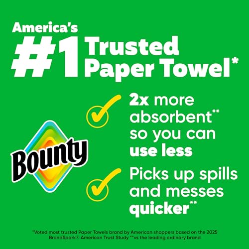 Bounty Select-A-Size Paper Towels, White, 8 Triple Rolls = 24 Regular Rolls