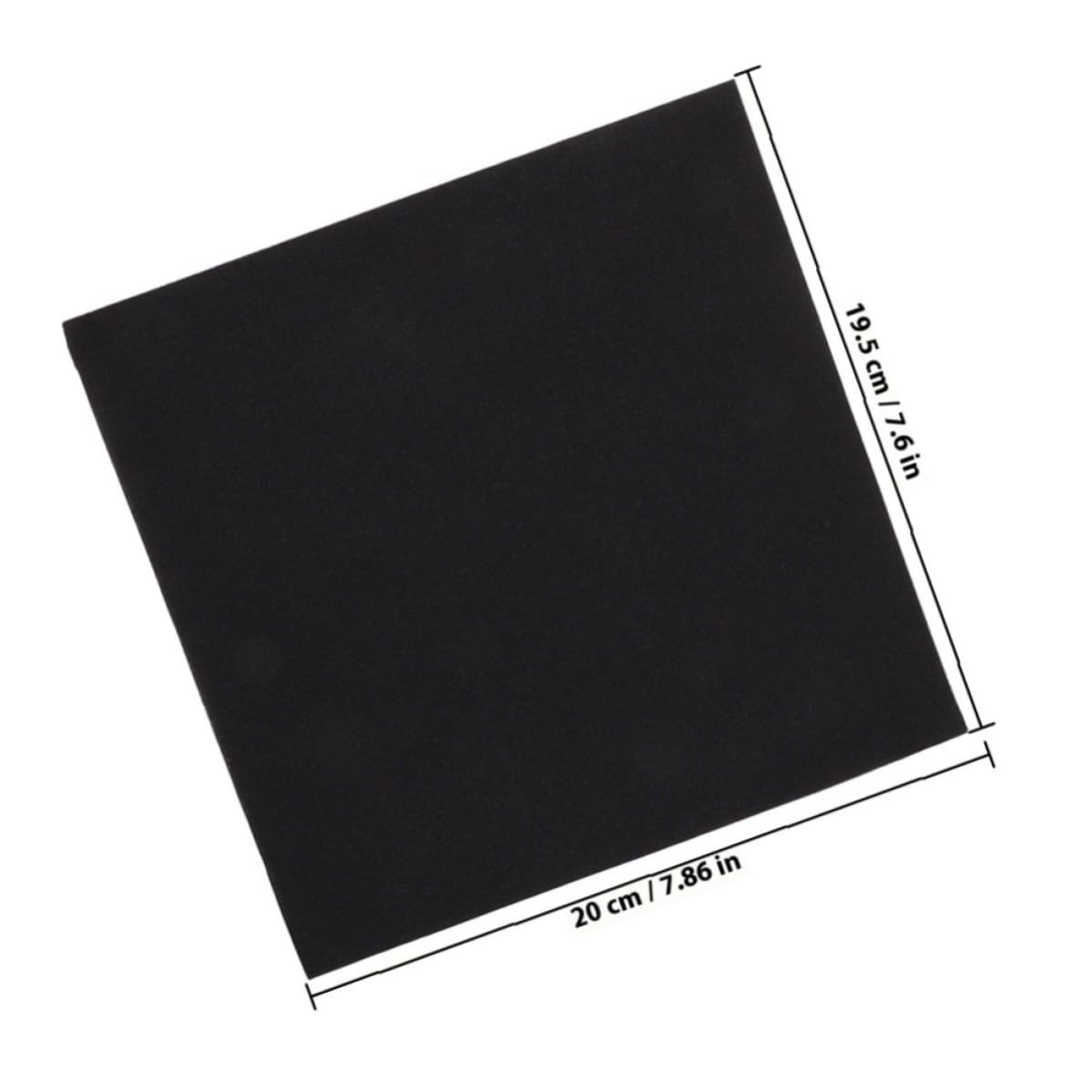 Mobestech 100 Servilletas de Papel Desechables Negras para Bodas y Fiestas, Absorbentes y Amigables, Estilo Elegante y Tamaño Adecuado para Mesas