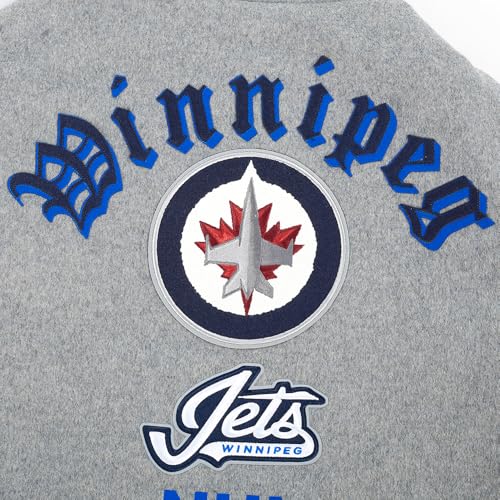 Image of Pro Standard Mens NHL Old English Varsity Jacket