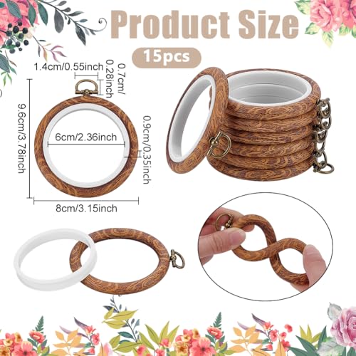 Aros para bordar ideales para regalos del día de la madre y manualidades creativas 3