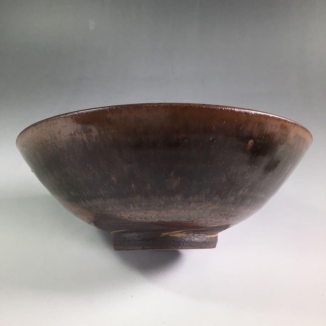 Ｒ２１９　茶碗　『土佐焼』『茶屋道雪造』『平茶碗』　抹茶碗　共箱　茶道具 R219茶碗『土佐焼』『茶屋道雪造』『平茶碗』抹茶碗共箱茶道具