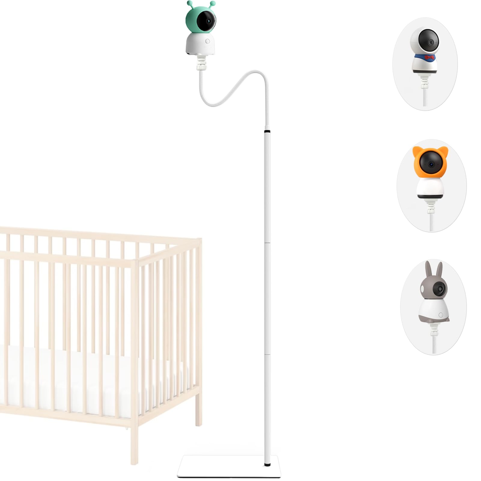 EYSAFT Baby Monitor Holder Floor Stand for Boifun ‎ Baby 2S, Baby 5S, Baby 6T/ieGeek ‎Baby 1T/Deatti BM101-M