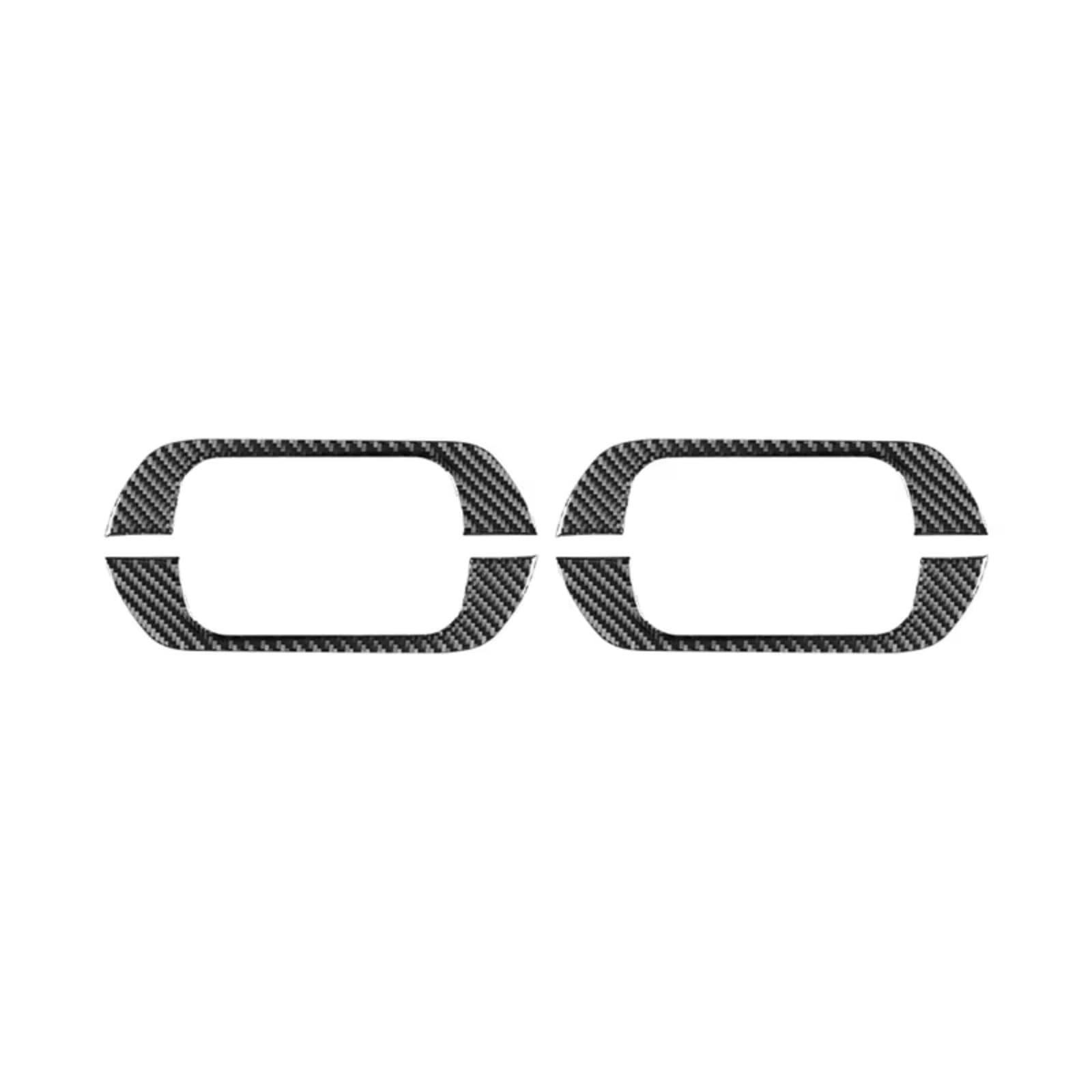 Modification Interior Compatible with CRV for CR-V 2007 2008 2009 2010 2011 Accessories Carbon Fiber Interior Car Roof Handle Decorative Sticker Cover Trim