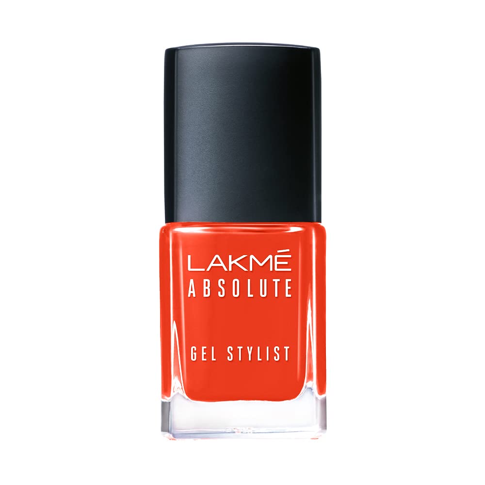 LAKMÉ Absolute Glossy Finish Gel Stylist Lobster Love, 12 Milliliters