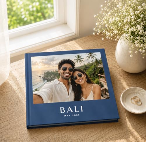 Image of Designer Cover Photo Album (8x8 Inches) - 24 Pages - Customized Hard Cover Photobook - Gift for your loved ones
