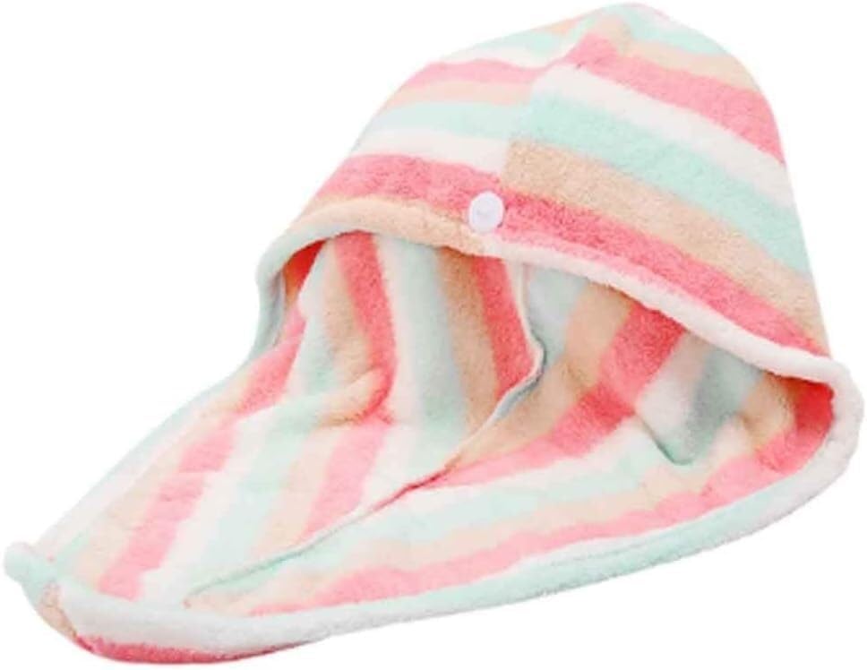 Hair Drying Hat,Hair Drying Towels,Hair Towel1Pcs Hair Wrapped Towels Quickly Portable Dry Bathroom Accessories Dry Hair Hat Shower Cap Microfiber Hair Turban Super Absorben
