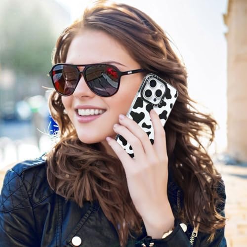 Coque iPhone 16 Pro Max imprimé vache silicone transparent - 5