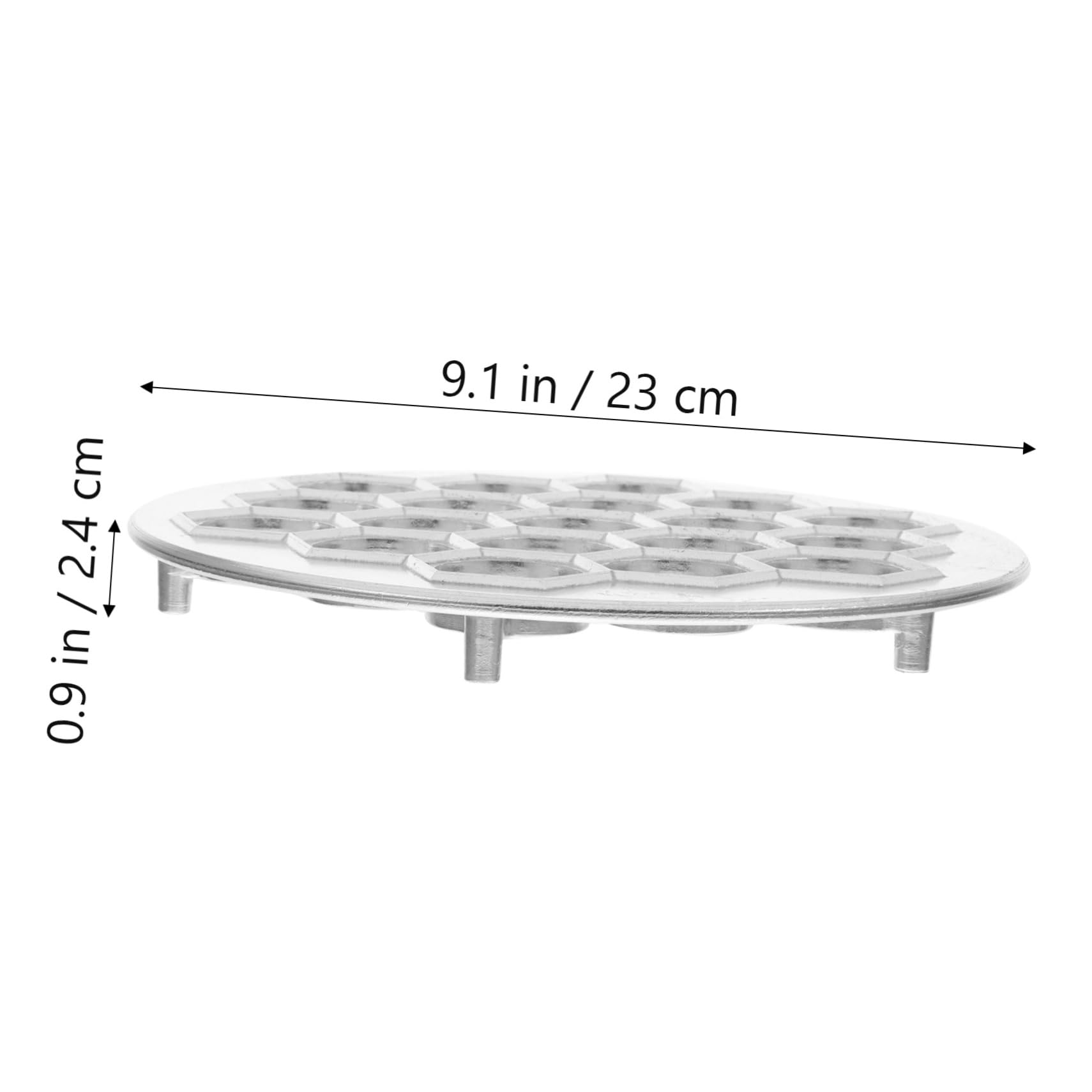 Cabilock Dumpling Maker Metal Molds Russian Ravioli Press for Household Use Cavity Design for Dumpling Preparation Space Saving Kitchen Tool