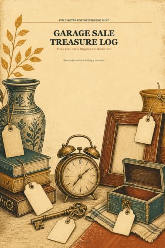 Garage Sale Treasure Log: Track Your Finds,…