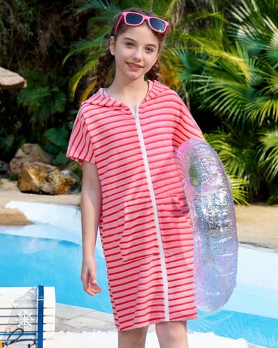 Image of BesserBay Boys Girls Swim Cover Up Terry Cloth Swimwear