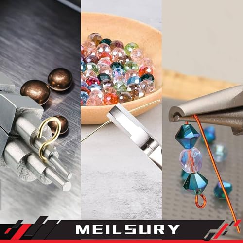 Meilsury 3-Piece Jewelry Pliers Set Includes A 6-In-1 Bail Making Looping Pliers thumb #6