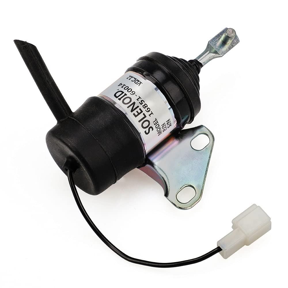 Vanne de Mise Hors Tension de SoléNoïde D'ArrêT de Carburant pour Pelle de Tracteur de Tondeuse Kubota RTV RTV900 16851-60014 052600-4530