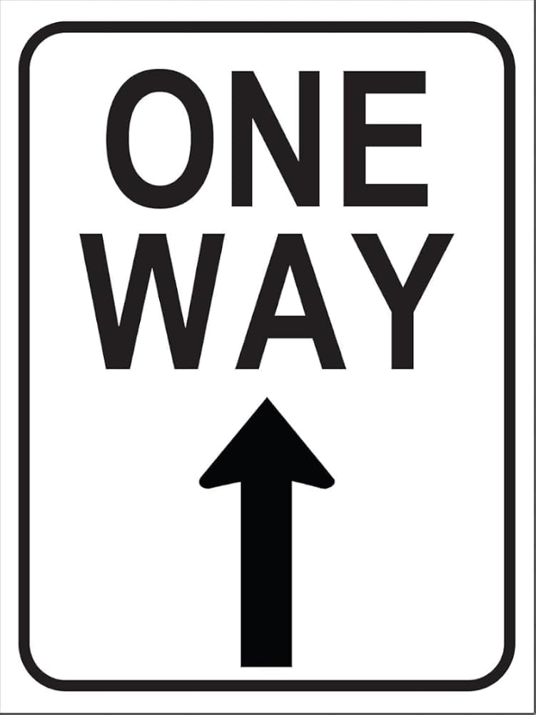 One Way Right Arrow Up Sign Metal Tin Sign Caution Danger Safety Security Warning Notice Signs Gift For Women Men 8x12 Inch