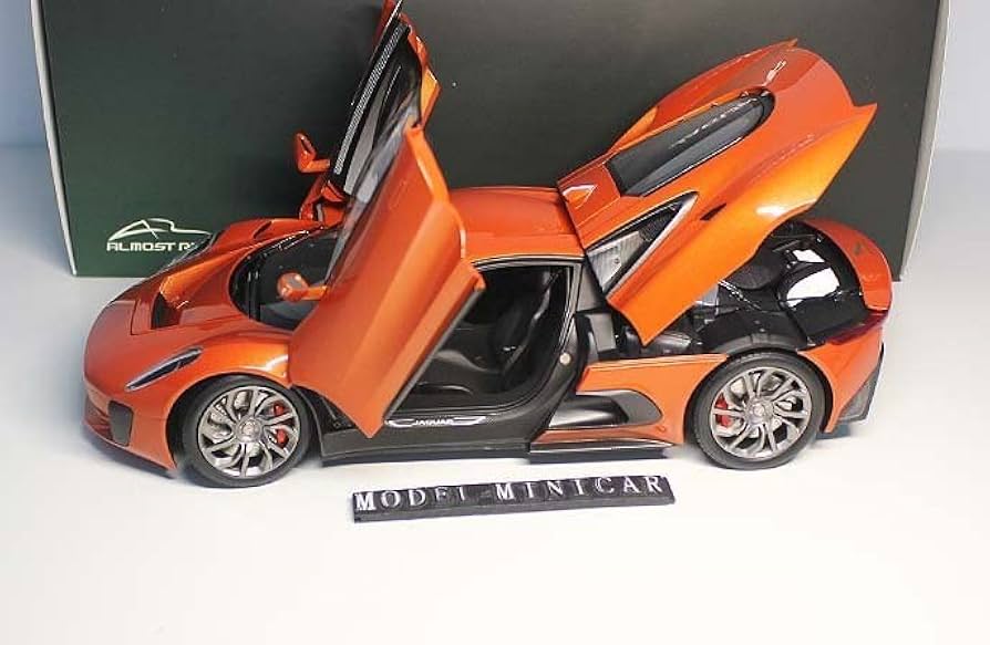 自動車 Jaguar Diecast 1/18 CX75 Sports car 自動車 Jaguar Diecast 1/18 CX75 Sports car