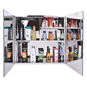 Planet Platinum 304 Stainless Steel Bathroom Mirror Cabinet with Double Door/Bathroom Accessories (18 x 18 Inches) Planet Platinum 304 Stainless Steel Bathroom Mirror Cabinet with Double Door/Bathroom Accessories (18 x 18 Inches)