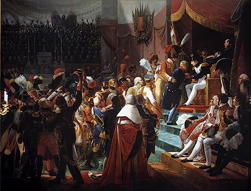Art tableau Première distribution des croix de la Légion d'honneur Debret