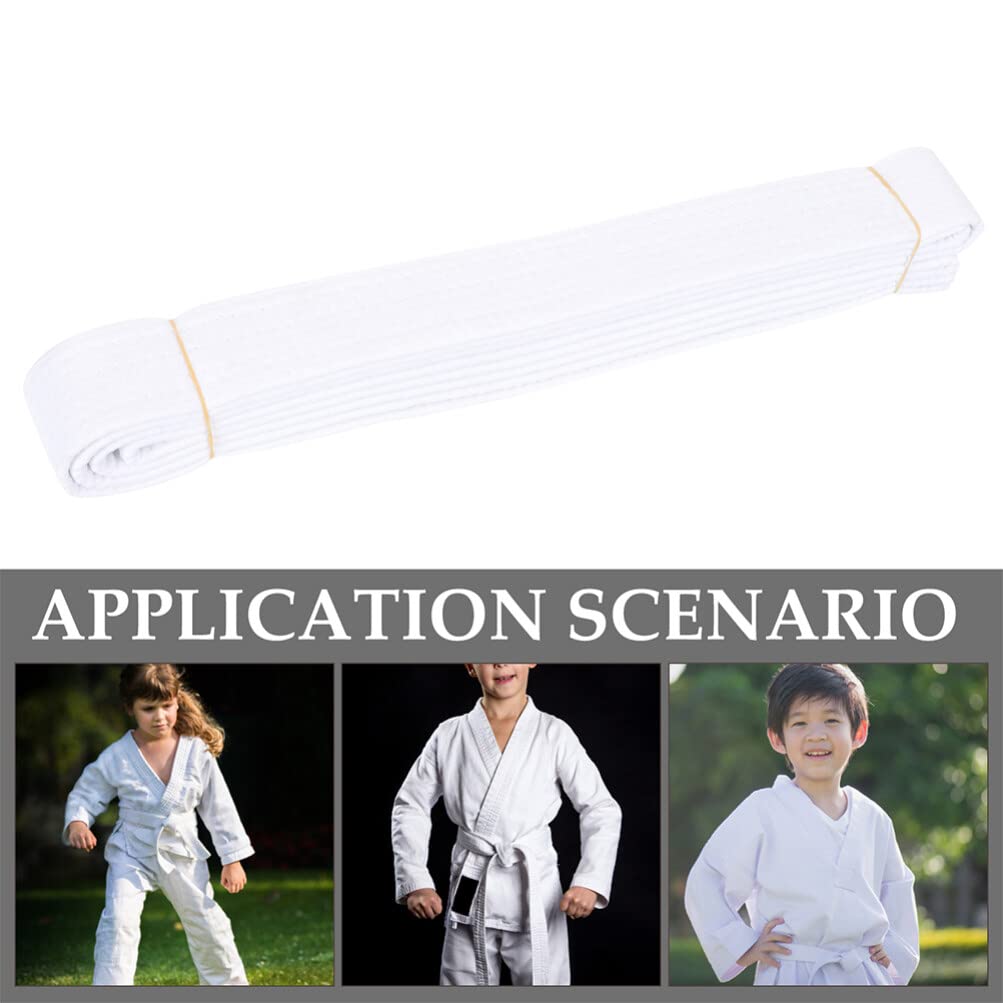 Toddmomy 2 Pz Cintura Taekwondo Cotone Cintura Karate Classifica Cinture Arti Marziali TKD Aikido Cintura Uniforme 280 Cm