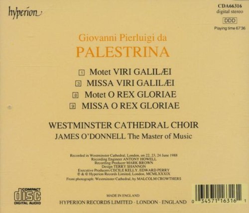 Miniatura 2 de Palestrina Missa O Rex Gloriae  Missa Viri Galilaei