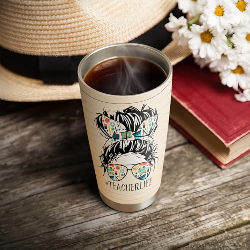 64HYDRO-Teacher-Tumbler-20oz-Teachers-Appreciation-Graduation-Gifts-Teacher-Gifts-for-Women-Teachers-Life-Tumbler-Cup-Stainless-Steel-Double-Wall-Insulated-Coffee-Mug-Travel-Cup-with-Lid 64HYDRO Teacher Tumbler 20oz Teachers Appreciation Graduation Gifts Teacher Gifts for Women Teachers Life Tumbler Cup Stainless Steel Double Wall Insulated Coffee Mug Travel Cup with Lid