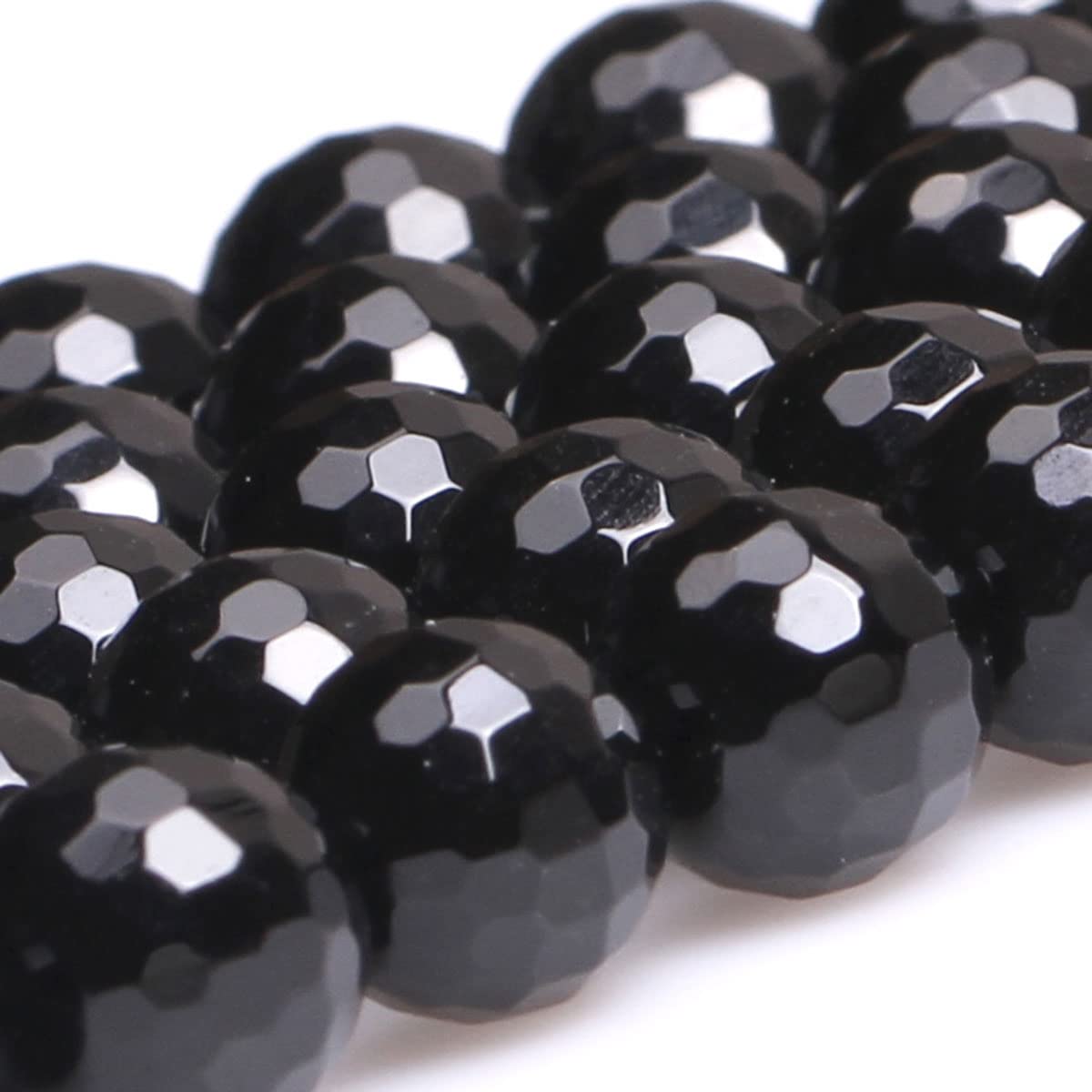 JOE FOREMAN Perline rotonde in giada arancione da 8 mm, per la