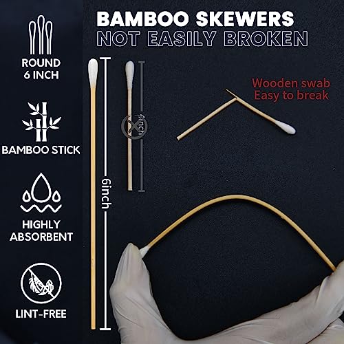 Pingmic 800Pc Gun Cleaning Supplies, Thick Gun Cleaning Patches 600Pcs, Gun Cleaning Swabs 200Pcs In Storage Box, Lint Free 2'' Gun Cleaning Cloth, 6 Inch Cleaning Swabs - Professional Gun Cleaning Kit Supplies thumb #3